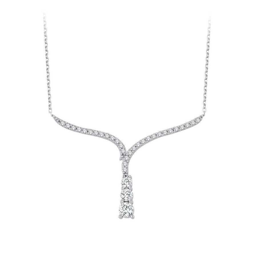 Gold Three-Tone Necklace