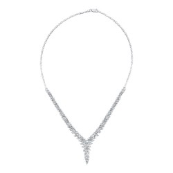 Gold Baguette Elegant Necklace