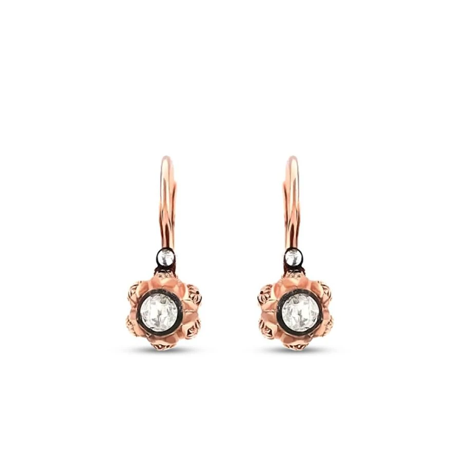 0.28 Carat Diamond Solitaire Earrings