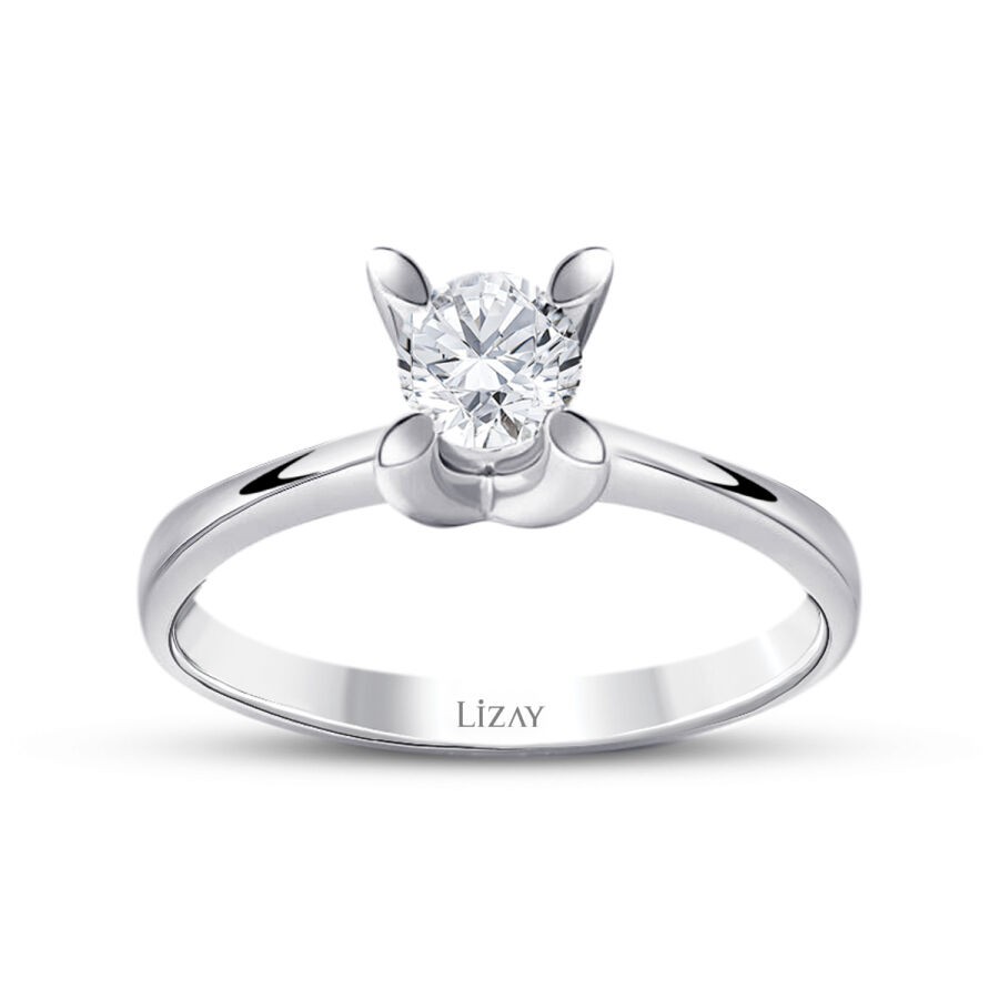 0.15 Carat Diamond Round Solitaire Engagement Ring