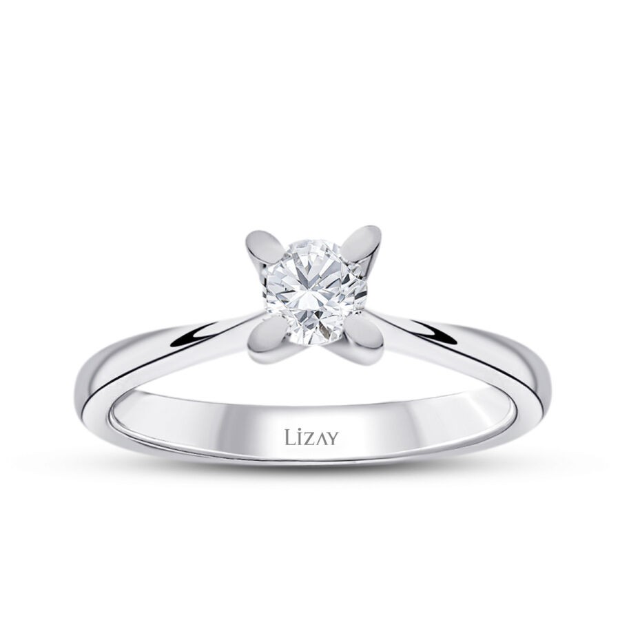 0.30 Carat Diamond Round Solitaire Engagement Ring