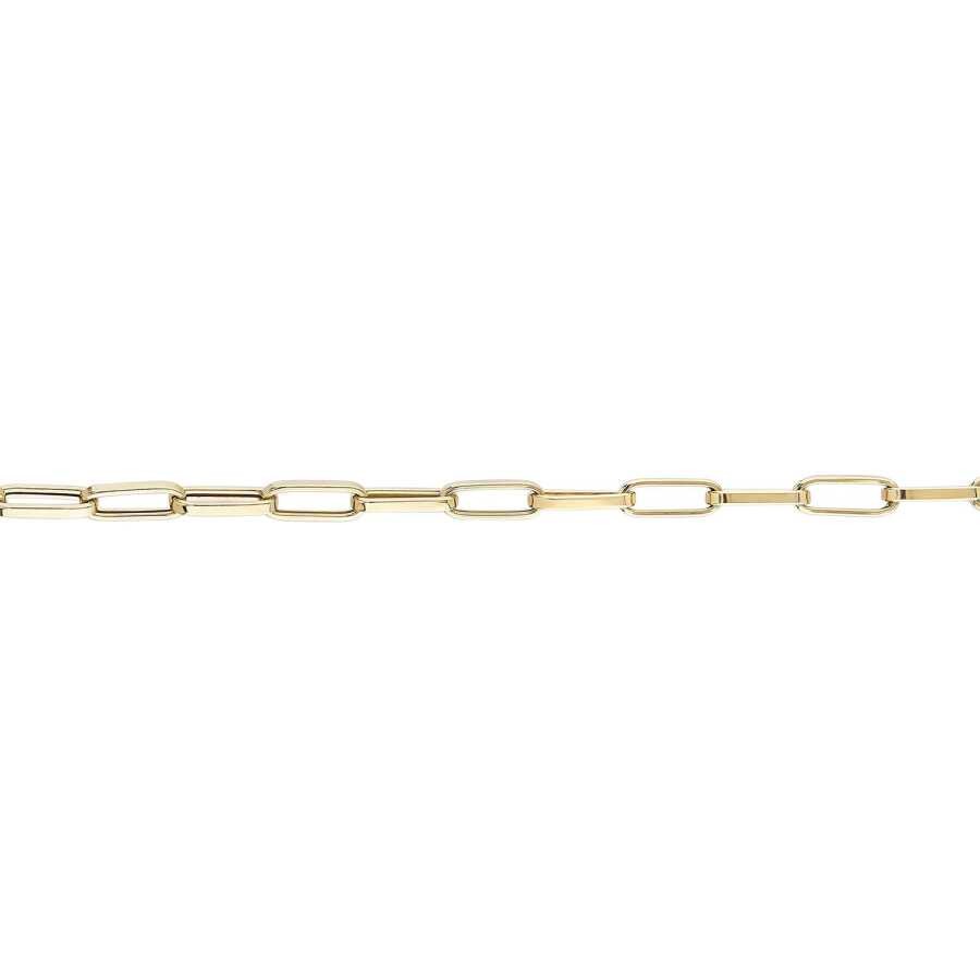 Gold Paperclip Chain Bracelet