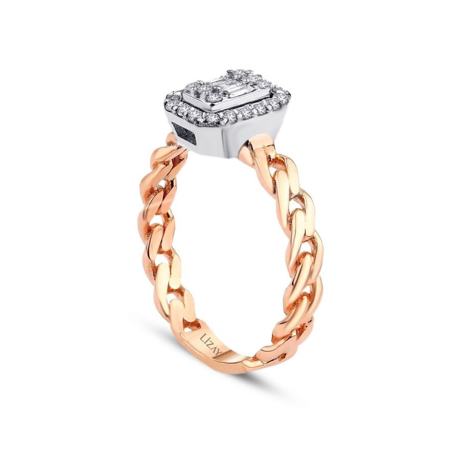 0.26 Carat Diamond Baguette Ring
