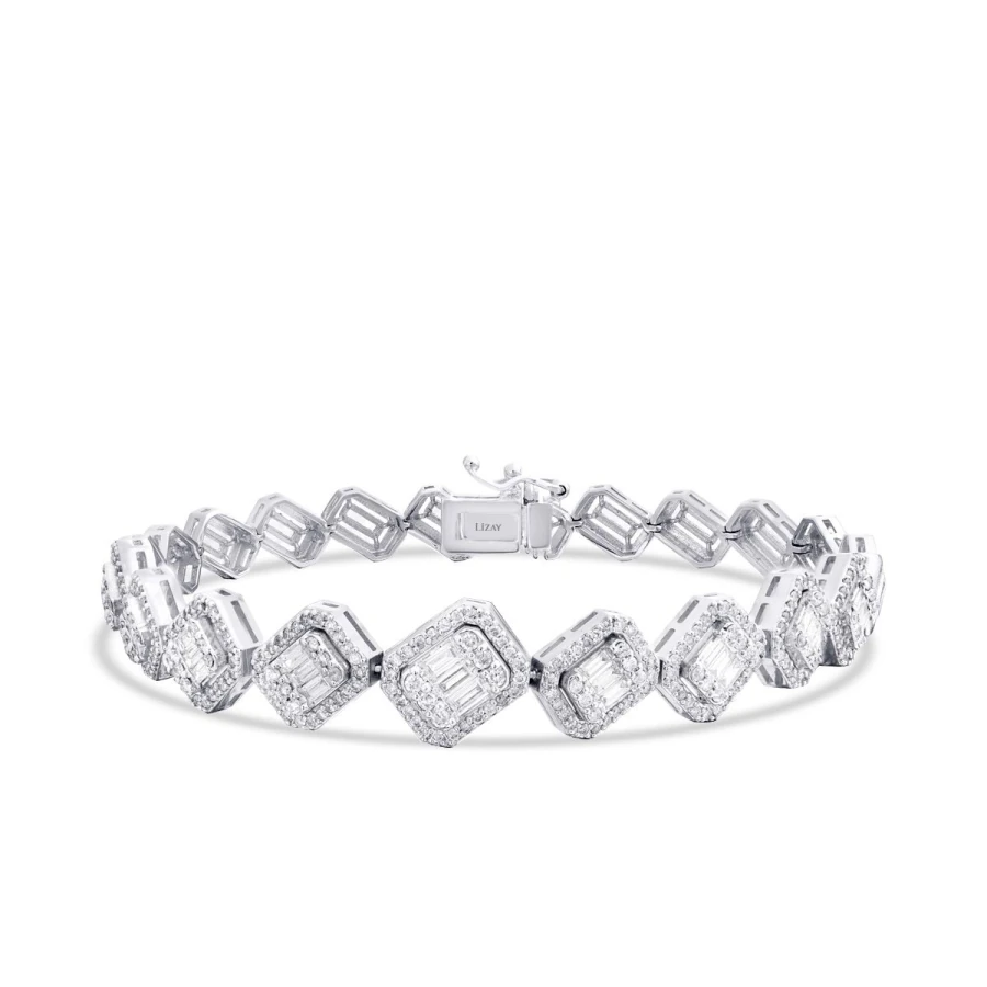 1.66 ct. Diamant Rubin Armband