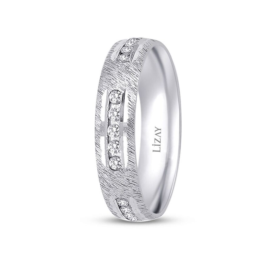 White Gold Wedding Band