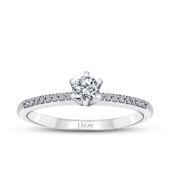 0.27 Carat Diamond Round Solitaire Engagement Ring