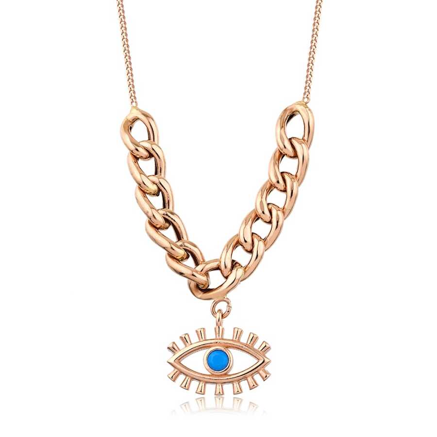 Gold Eye Necklace
