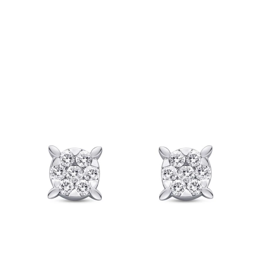 0.26 Carat Diamond Trend Solitaire Earrings
