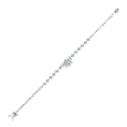 0.91 Carat Diamond Baguette Bracelet