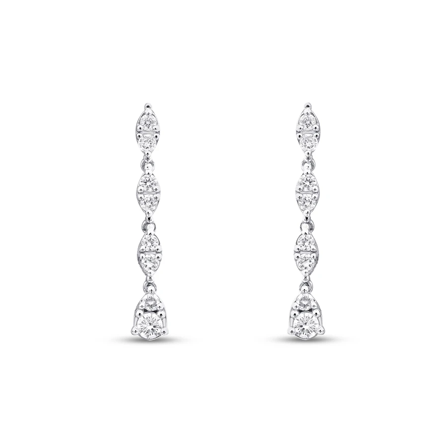 0.57 Carat Diamond Trend Earrings