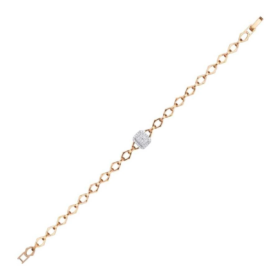 0.20 Carat Diamond Baguette Bracelet