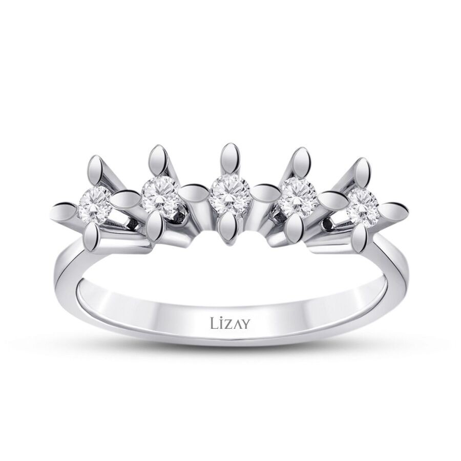 1,16 Karat Diamant Fünf-Stein Ring