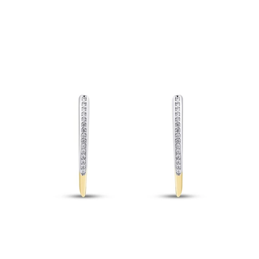 Gold Marquise Earrings