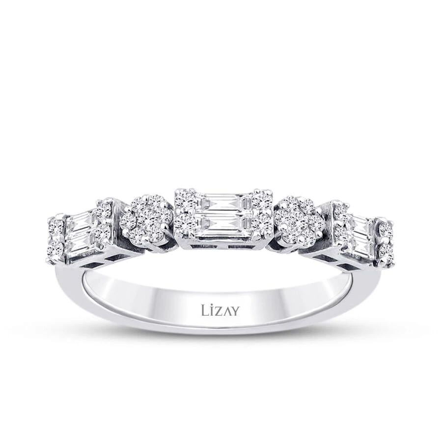 0.44 Carat Diamond Baguette Ring