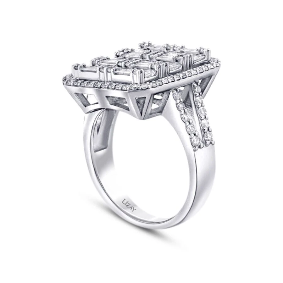 1.71 Carat Diamond Baguette Ring