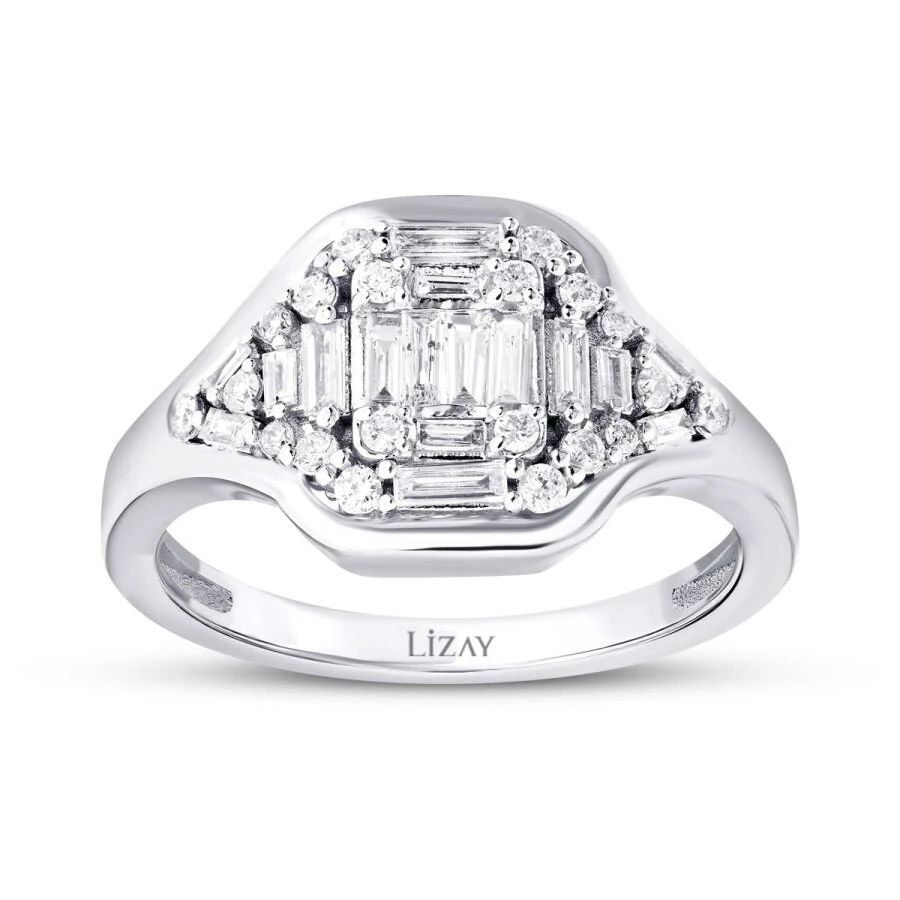 0.40 Carat Diamond Baguette Ring