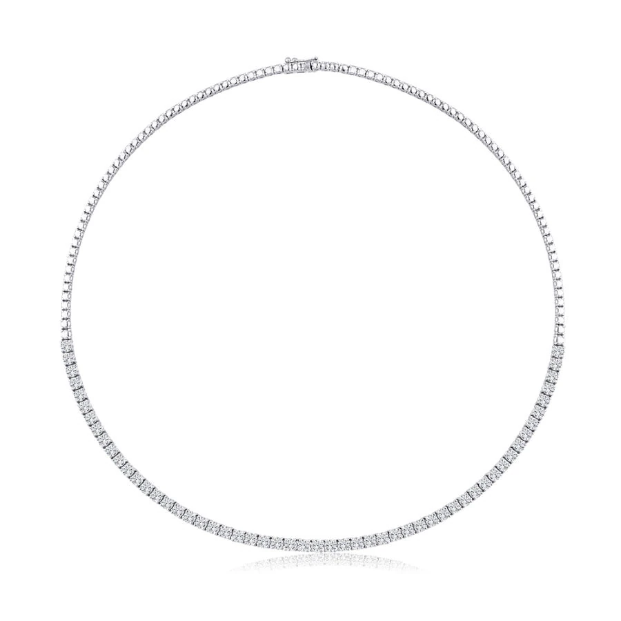 10.15 Carat Diamond Tennis Neckband