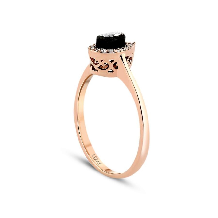 0,21 Karat Diamant Baguette Ring