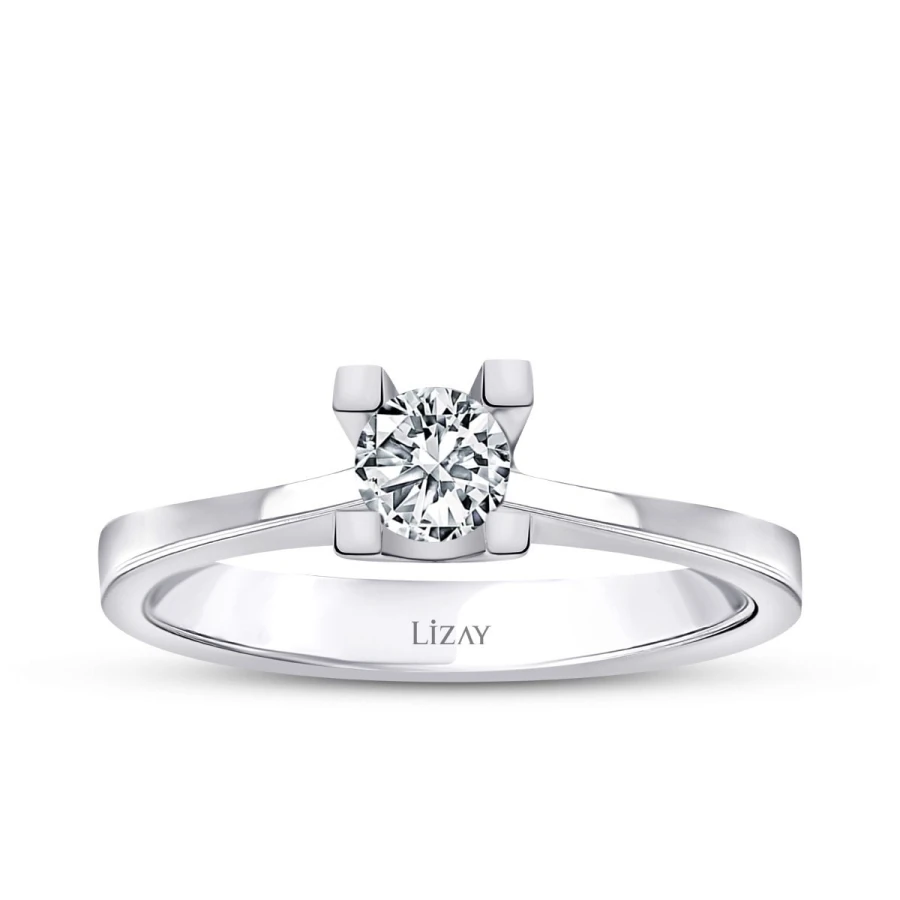 0.30 Carat Diamond Round Solitaire Engagement Ring