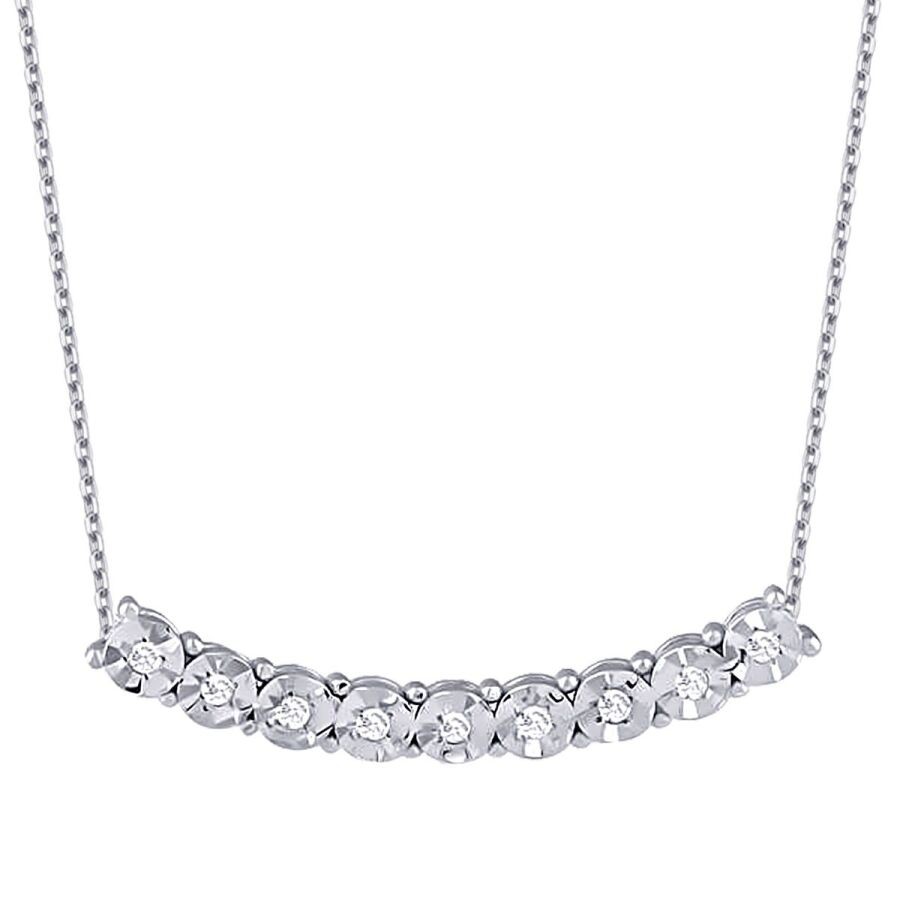 0.10 Carat Diamond-Effect Necklace