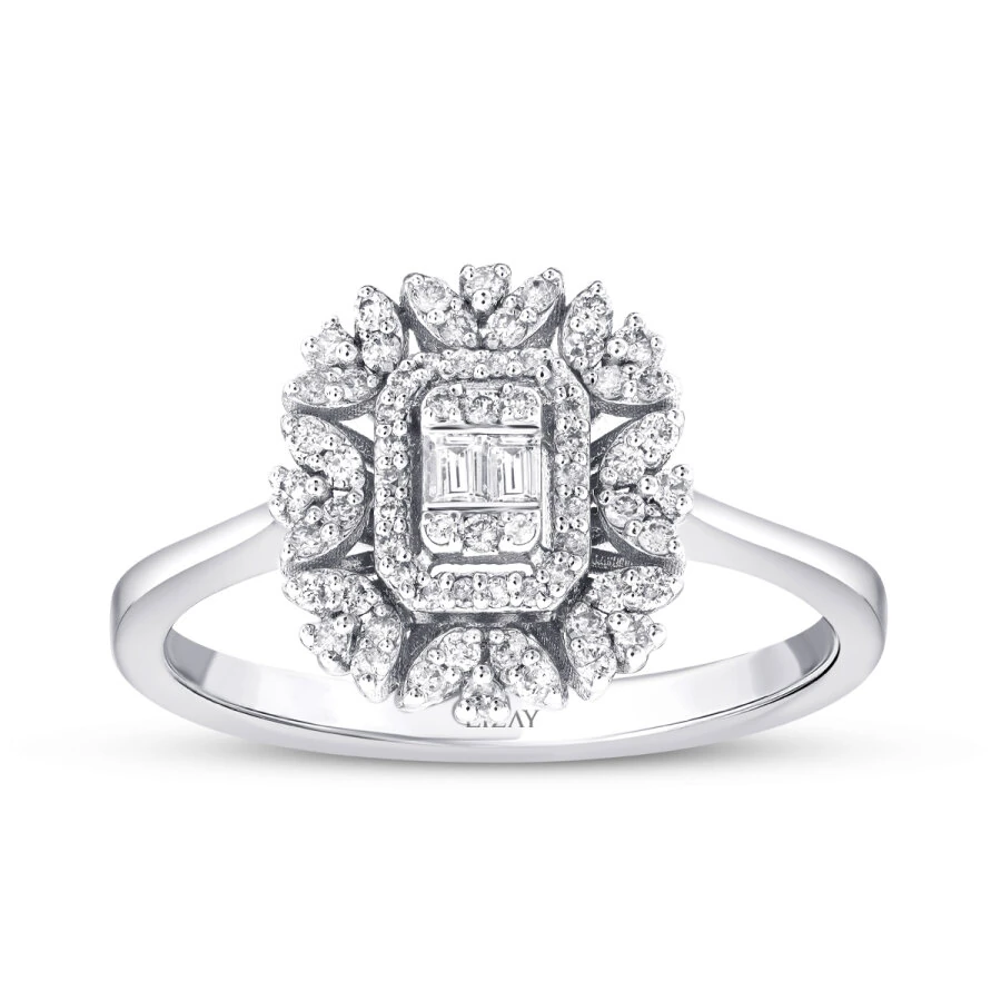 0.40 Carat Diamond Baguette Ring
