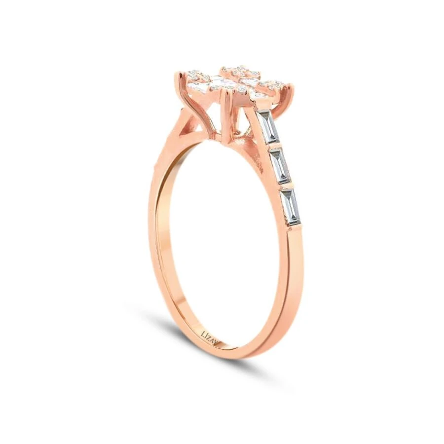 0.47 Carat Diamond Baguette Ring