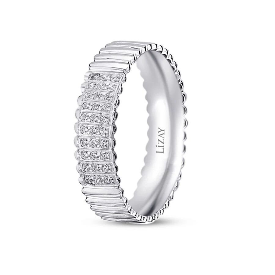 White Gold Wedding Band