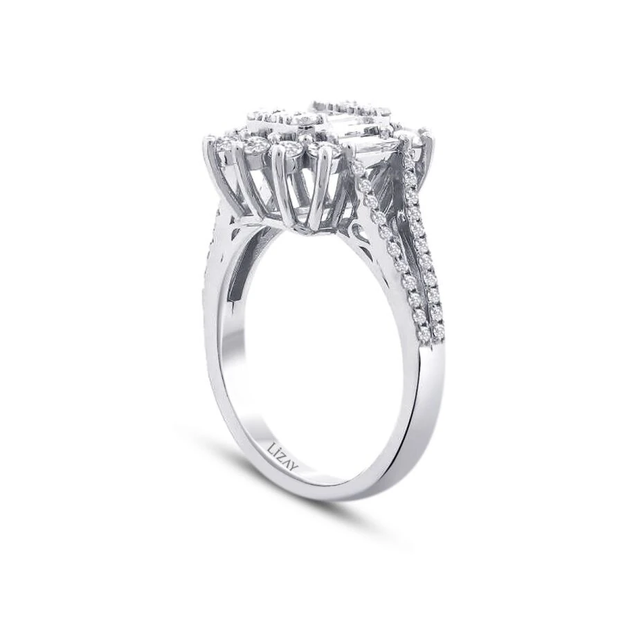 1.36 Carat Diamond Baguette Ring