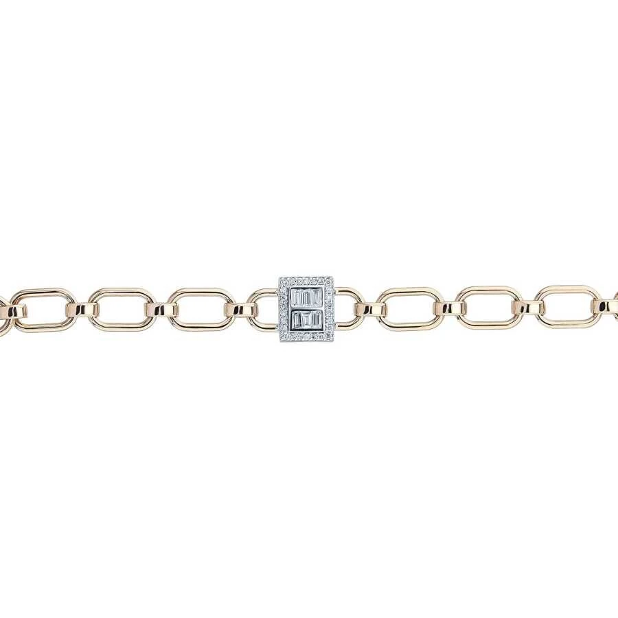 0.25 Carat Diamond Baguette Bracelet