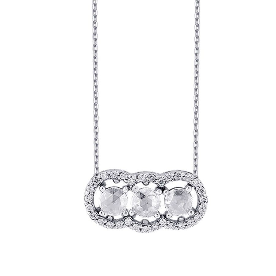 0,49 Karat Diamant Halskette