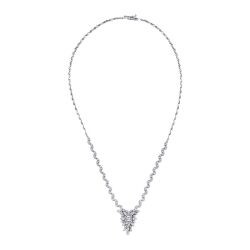 1.87 Carat Diamond Baguette Neckband