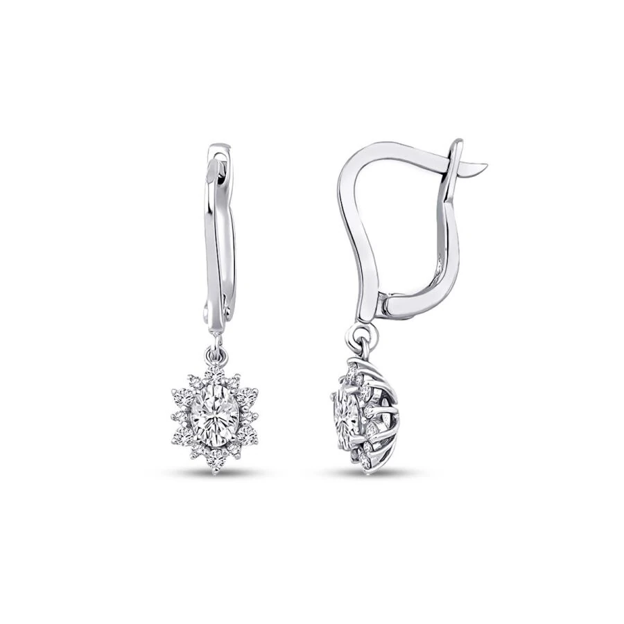 0.87 Carat Diamond Trend Earrings