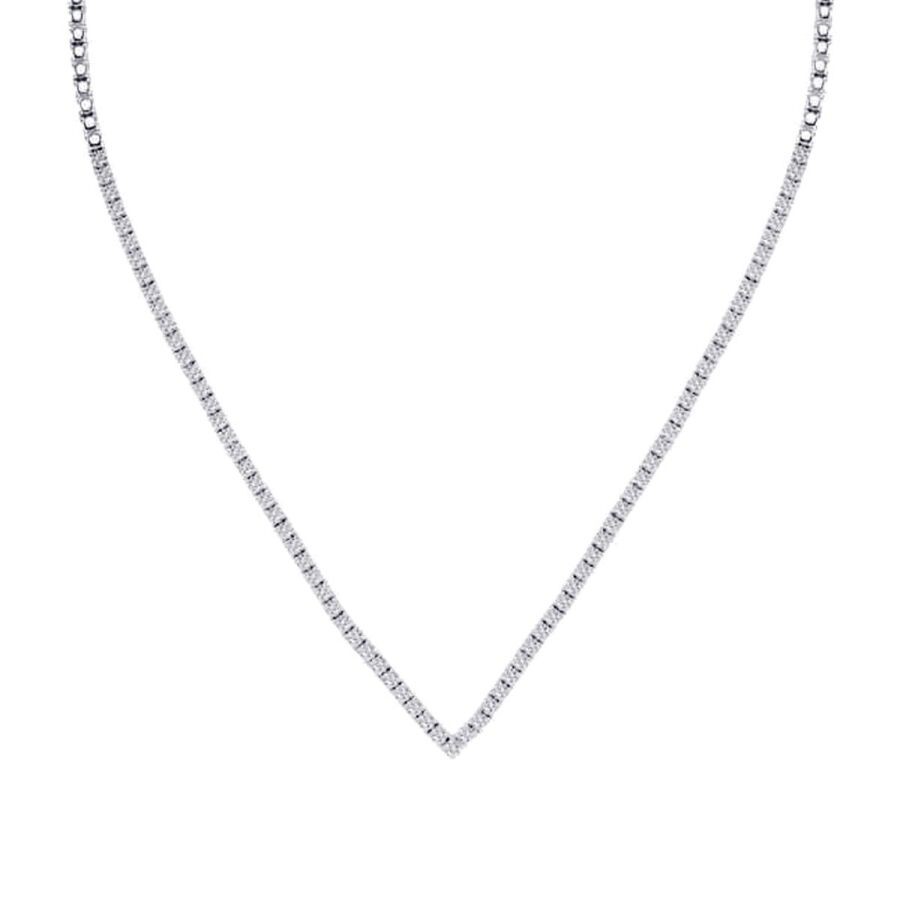 4.00 Carat Diamond Tennis Neckband