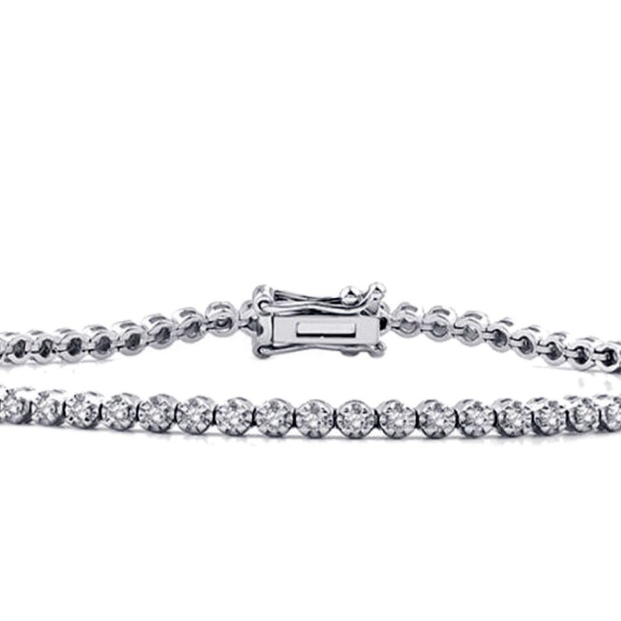 0.96 Carat Diamond Tennis Bracelet