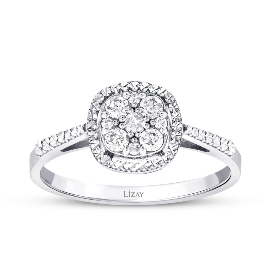 0.21 Carat Diamond Effect Stone Ring