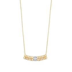 0.31 Carat Diamond Baguette Necklace