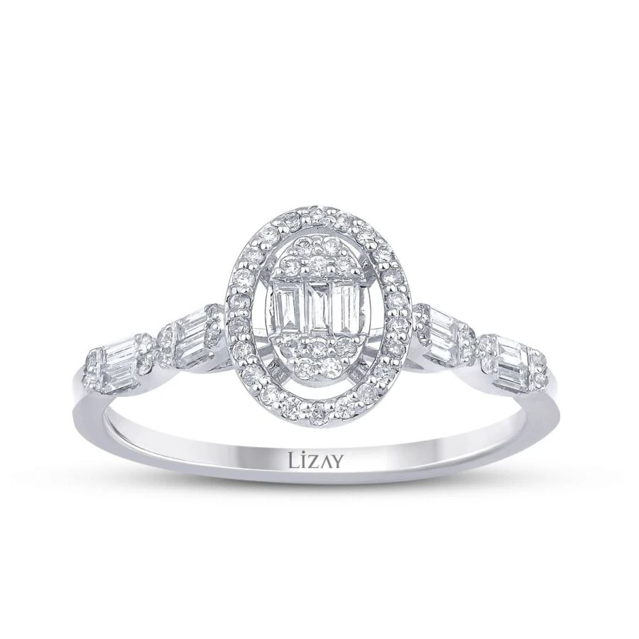 0.35 Carat Diamond Baguette Ring
