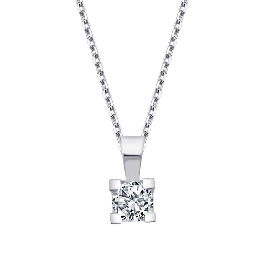 0.15 Carat Diamond Solitaire Necklace