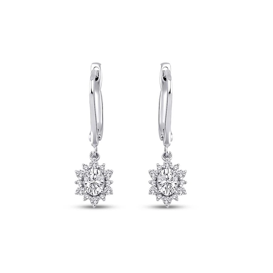 0.87 Carat Diamond Trend Earrings