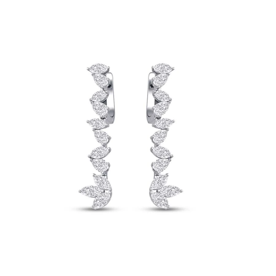 3.75 Carat Diamond Trend Earrings