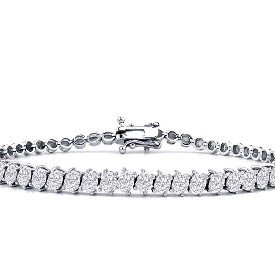 3.14 Carat Diamond Aurora Bracelet