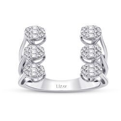 0,39 Karat Diamant Baguette Ring