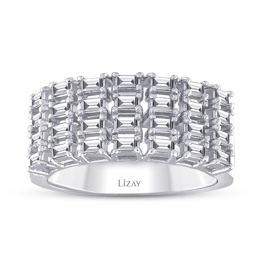 0.49 Carat Diamond Baguette Ring