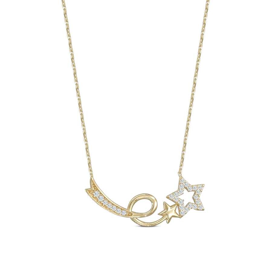Gold Star Necklace