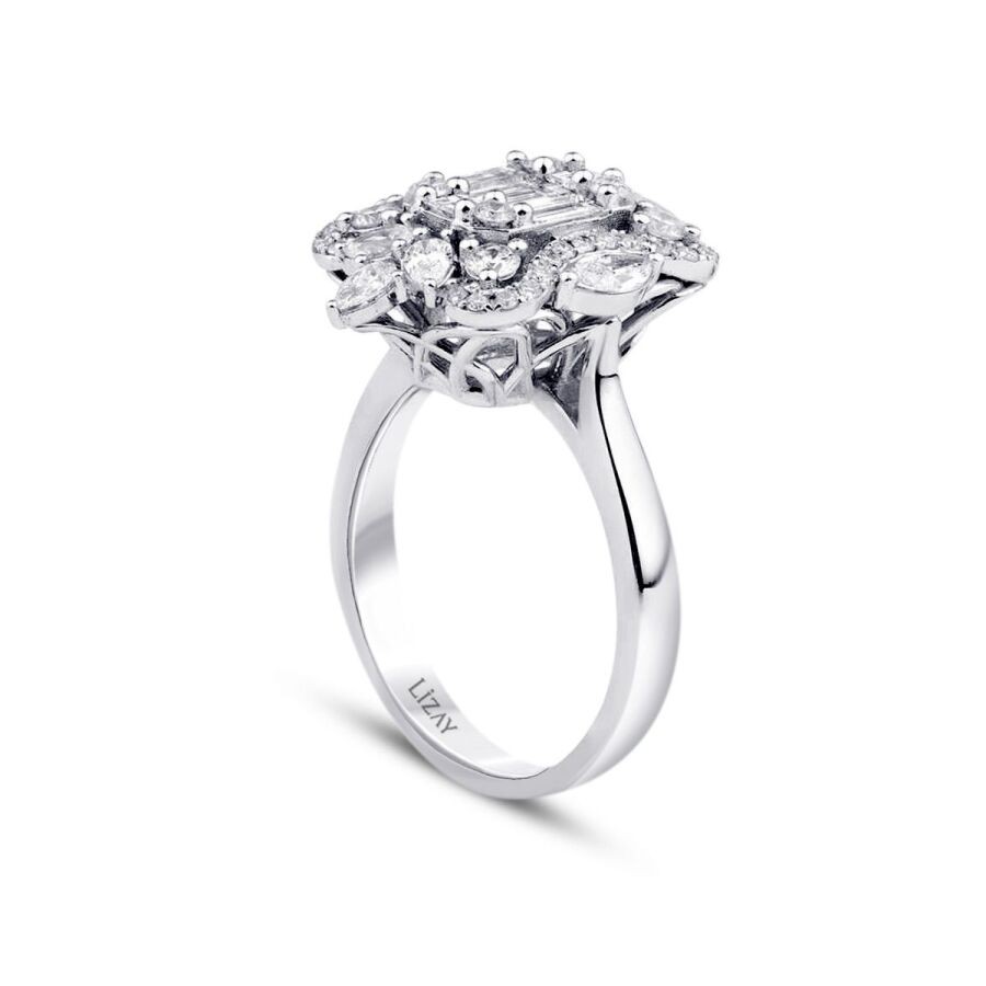 1.03 Carat Diamond Baguette Ring