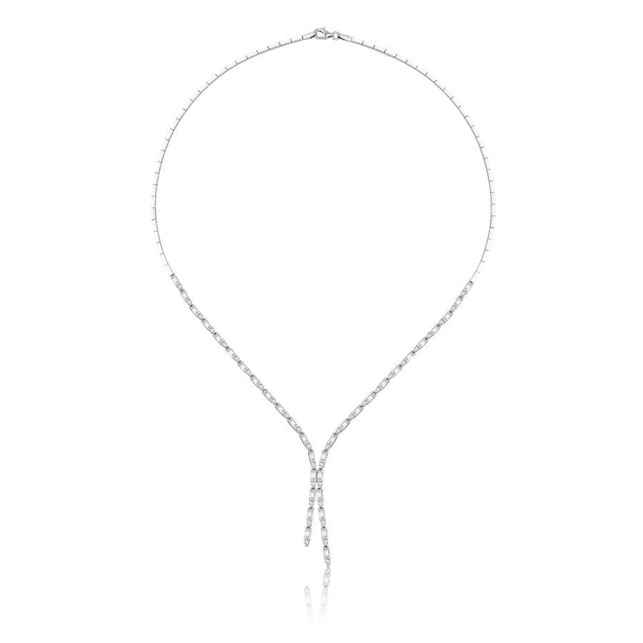 Gold Baguette Necklace