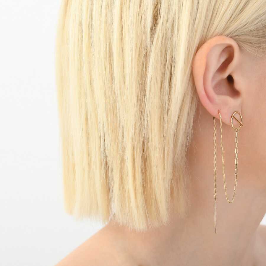 Gold Chain Earrings