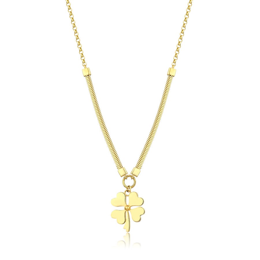Gold Clover Necklace