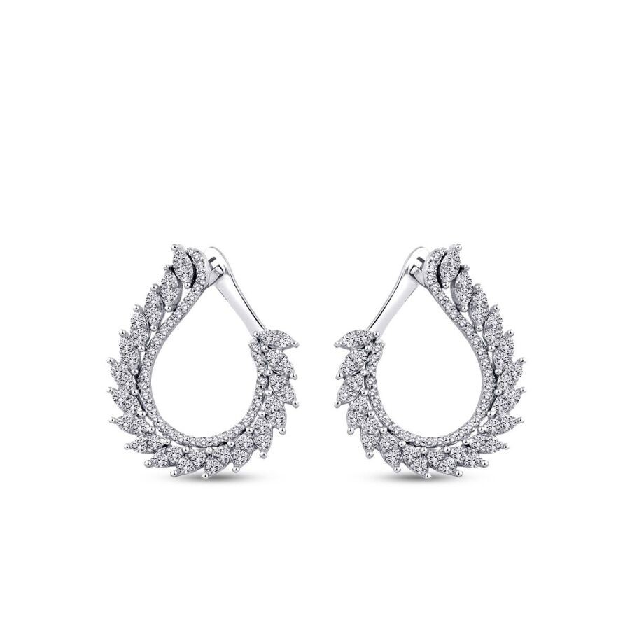 1.38 Carat Diamond Trend Earrings
