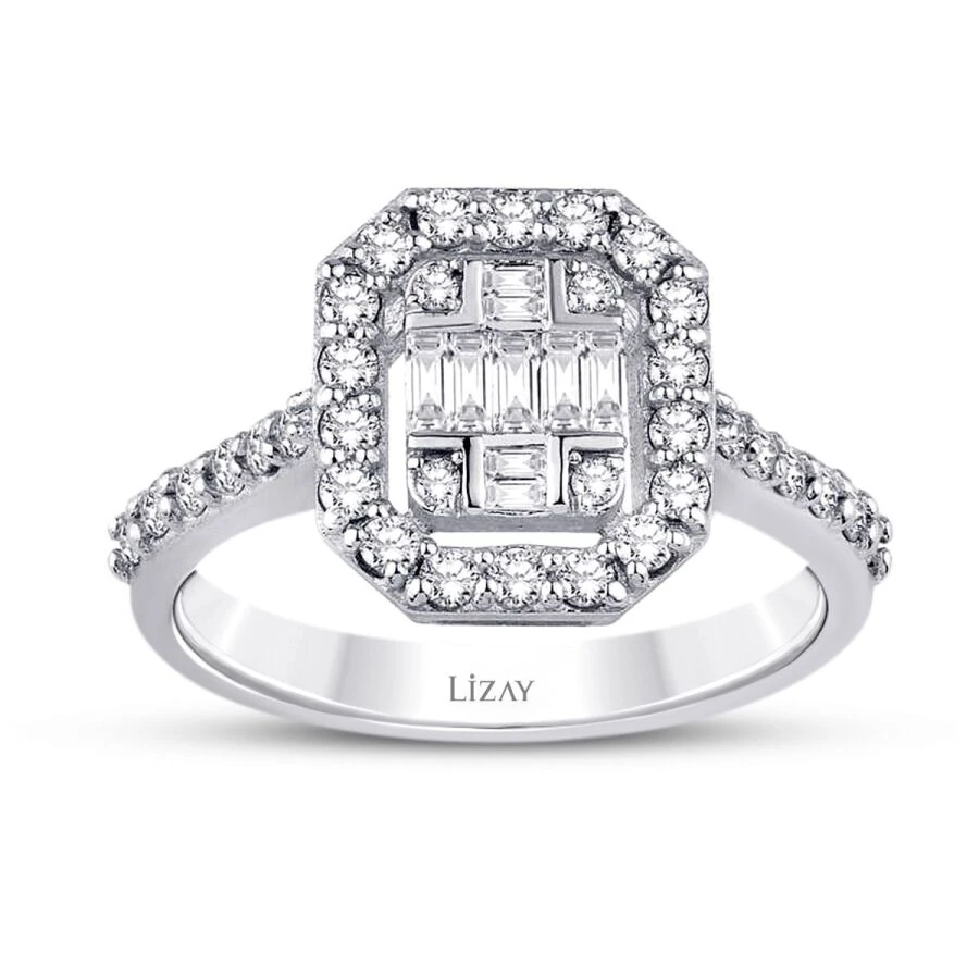 0.65 Carat Diamond Baguette Ring